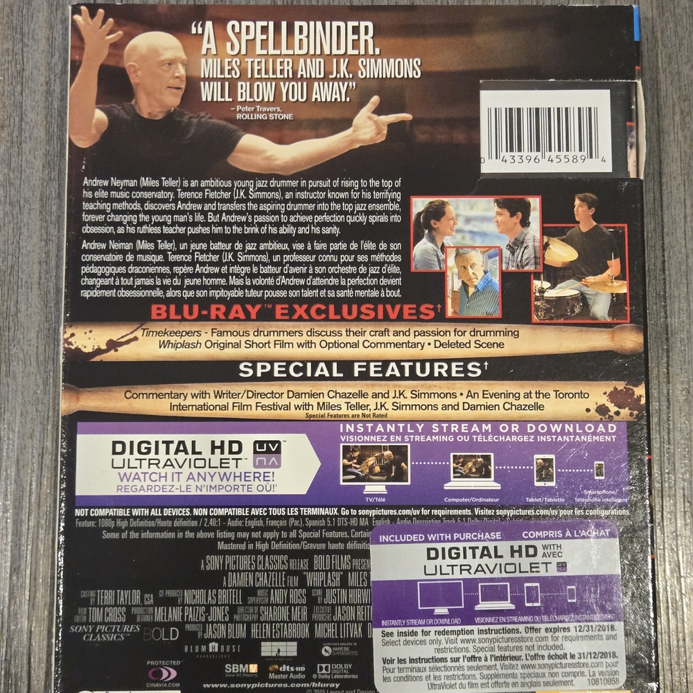 Whiplash Blu-ray - Picture 2 of 3